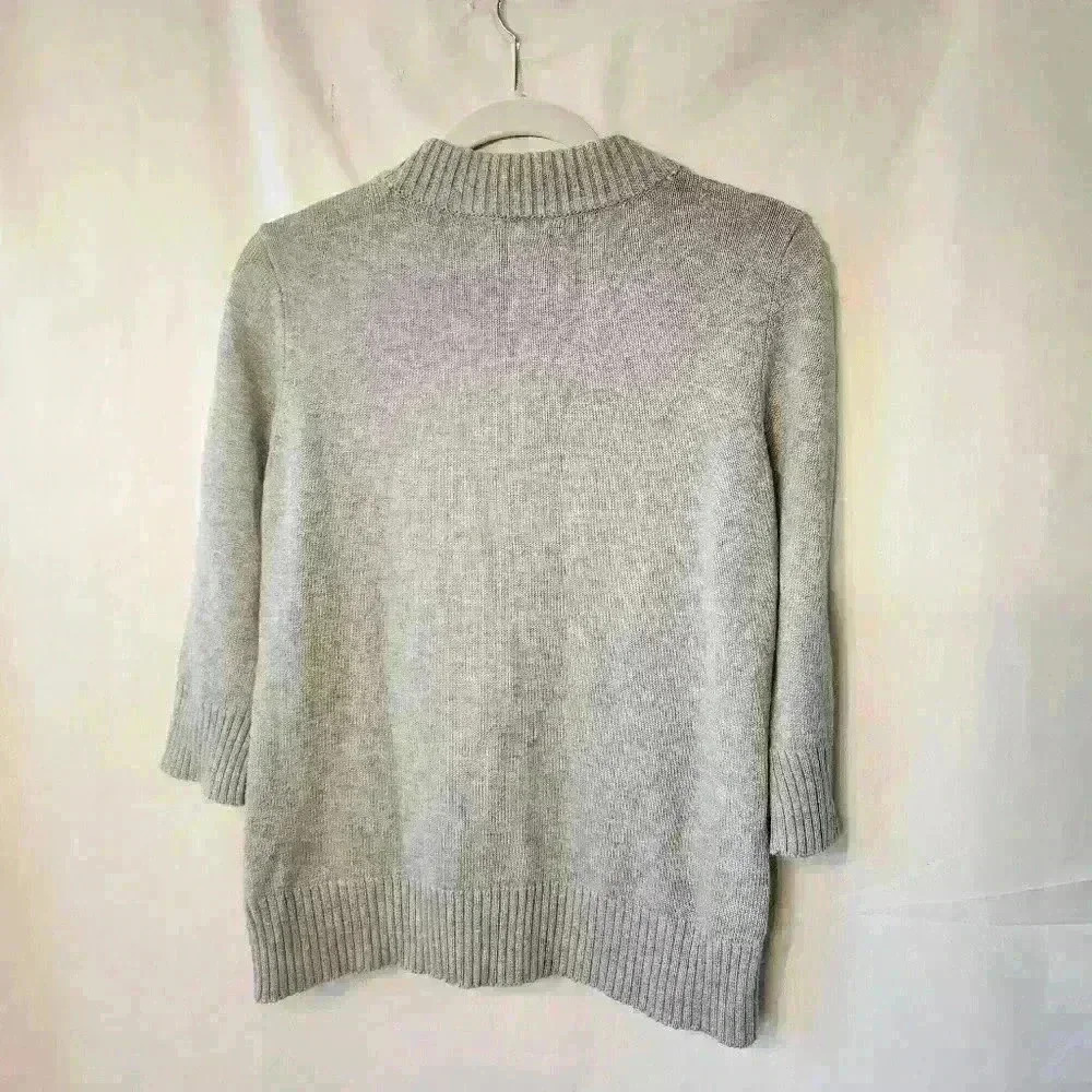 Hampshire Studio womens sweater size petite XL color gray - Picture 5 of 5